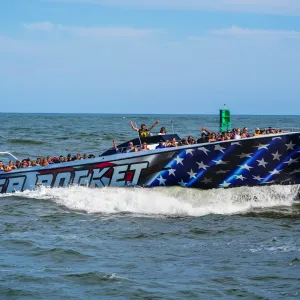 a boat on a body of water