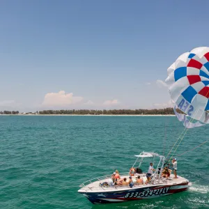 a boat that is floating in the water