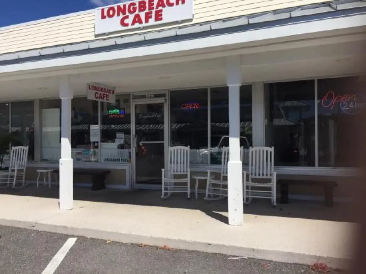 a store front at day